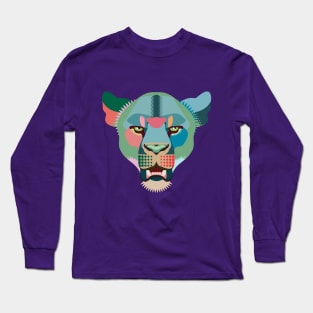 techno lion panting Long Sleeve T-Shirt